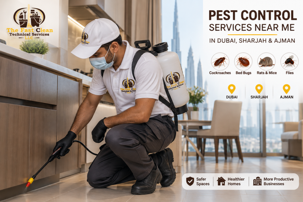 Pest Control Services Near Me in Dubai, Sharjah & Ajman