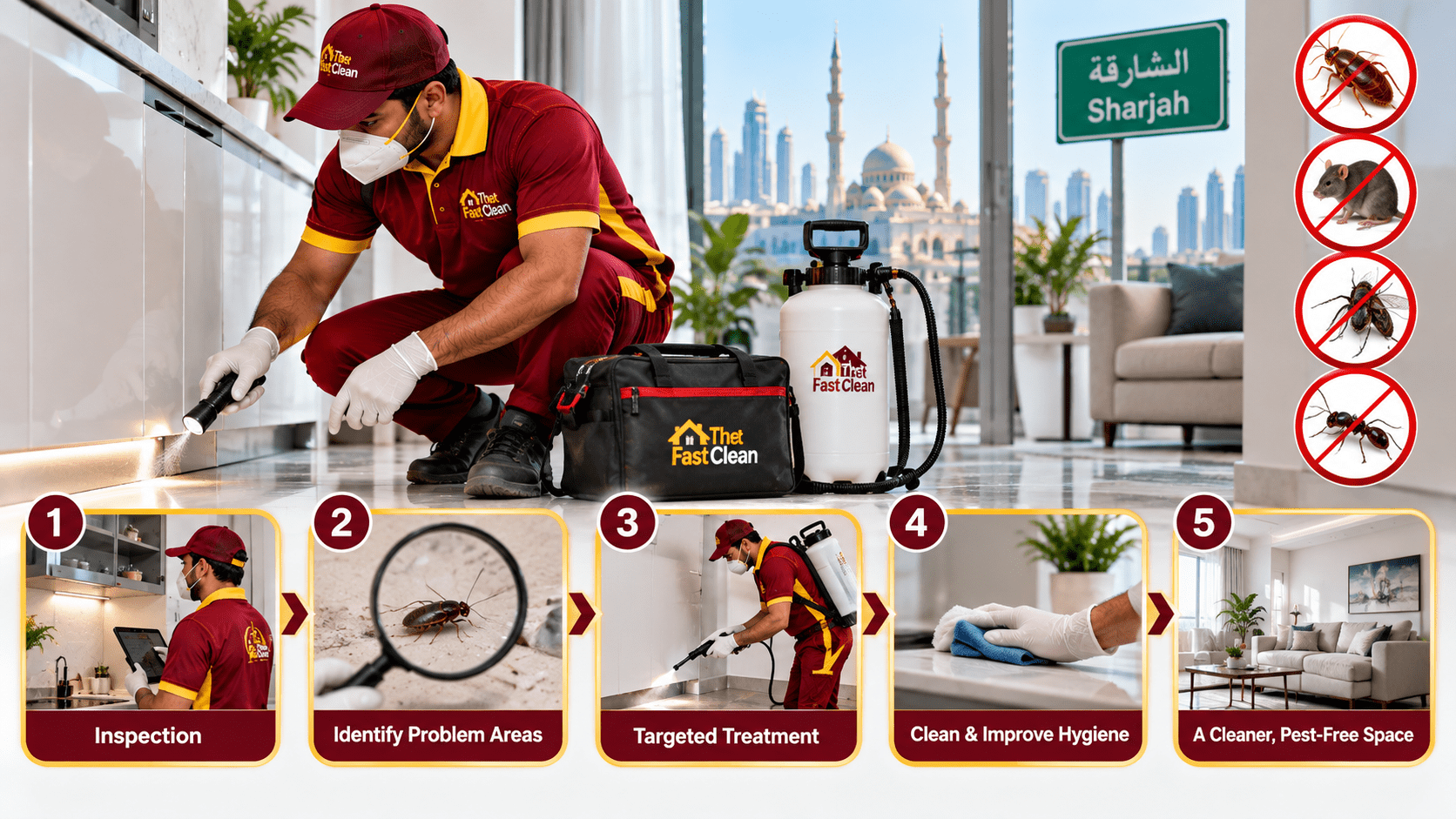 Professional Pest Control Services in Sharjah for Homes & Businesses
