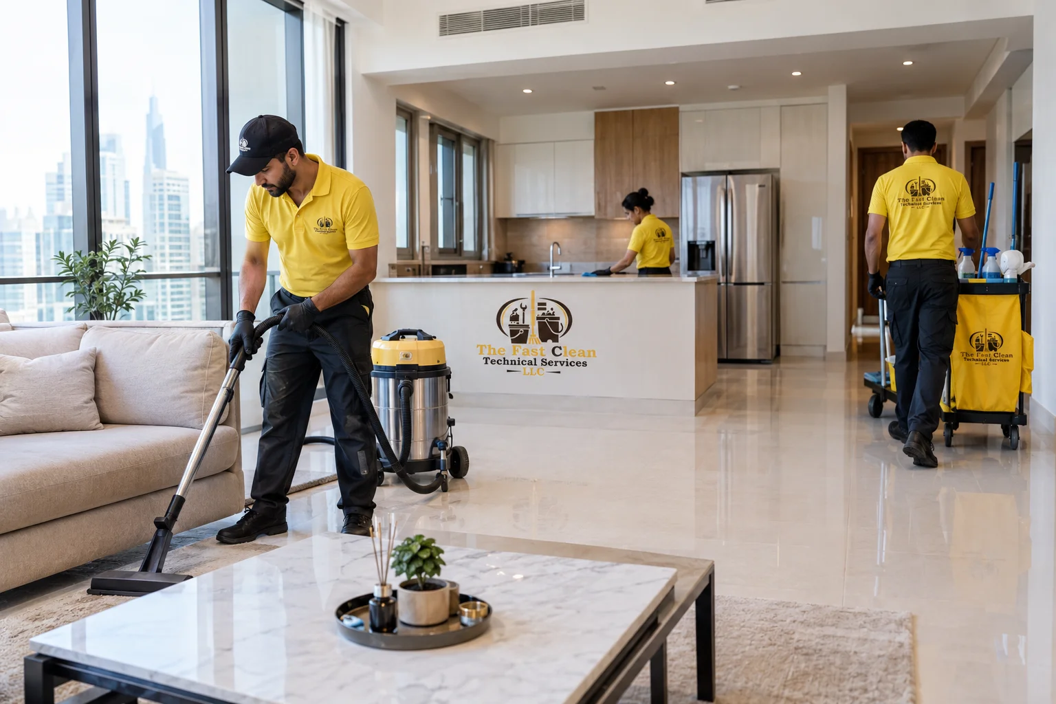Professional move out cleaning service in Dubai apartment by The Fast Clean